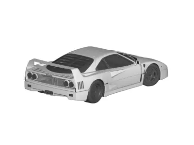 Ferrari F40 3D model