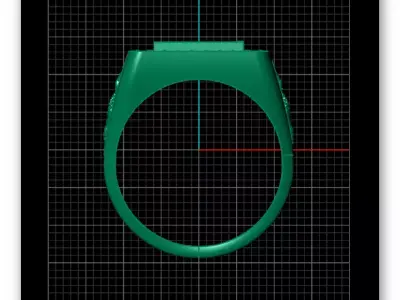 free man jewelry ring free stl obj 3dm  Free 3D print model