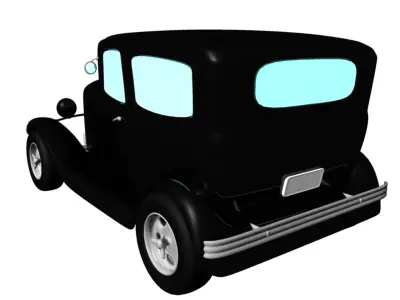 Old Car 1940 3D model