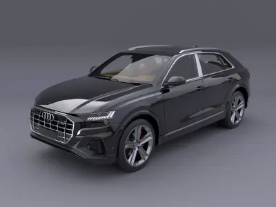 Audi Q8 2020 3D model