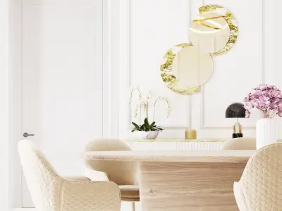 3D  CLASIC DINNING ROOM  3D model