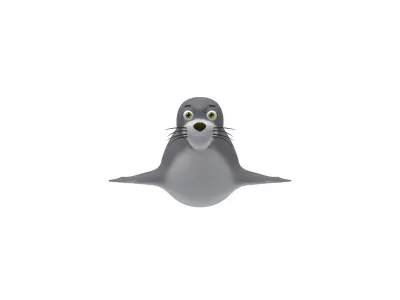 Cartoon Seal 3D model