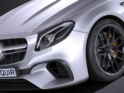 Mercedes E63 AMG 2017 3D model
