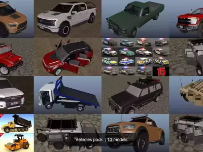 Vehicles pack 