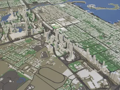 Dubai United Arab Emirates 3D model