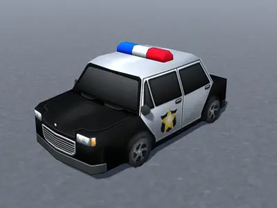 Cars Model Pack low-poly gons toon style vehicles Low-poly 3D model
