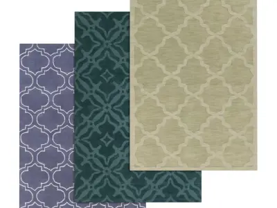 Rug Set 827 3D model