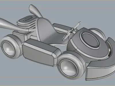 Toy Kart 3D model