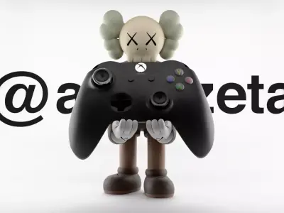 Kaws Controller Stand Xbox One Series X Microsoft Textured 3D model