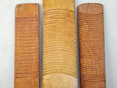 Vintage Chinese Washboards 3D model