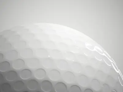Premium Golf Ball Model - Realistic and High-Quality 3D print model