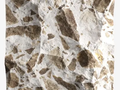 528-RockPanel sandstone wall art 3D model