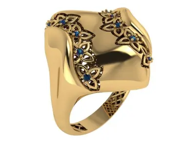 ring STONE 3D print model