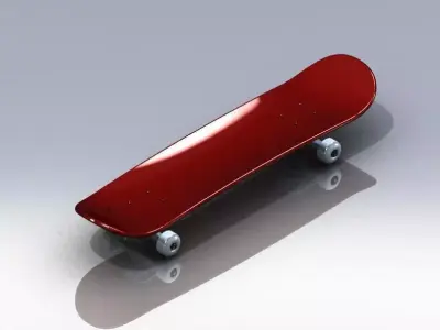 Skateboard Free 3D model get