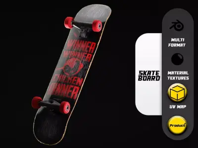 Skateboard 3D model