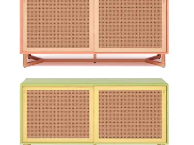 Sidebar-No2- Raffles Buffet By adjustable color 3D model