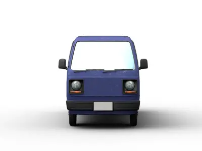 Honda Acty Truck Low-poly 3D model