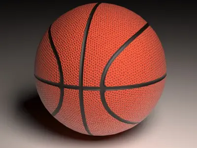 Game Basketball Low-poly 3D model