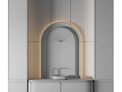 Luxury Bathroom 222 3D model
