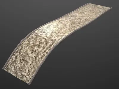 Framework Village Low-poly 3D model