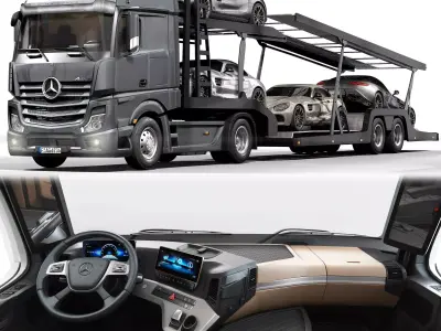 benz actros 3D model