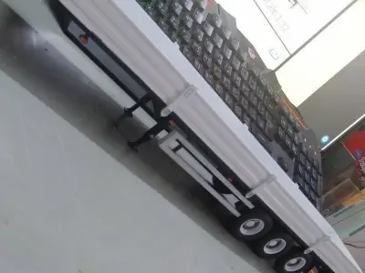 Heavy Lorry Trailer 3D print model