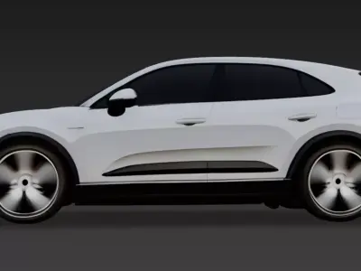 Porsche Macan 2024 - High-Poly Realistic 3D Model 3D model