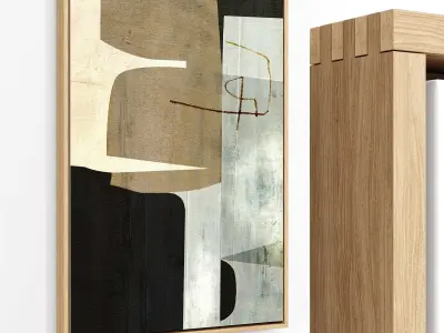 Plaster Two Frame 17 Low-poly 3D model