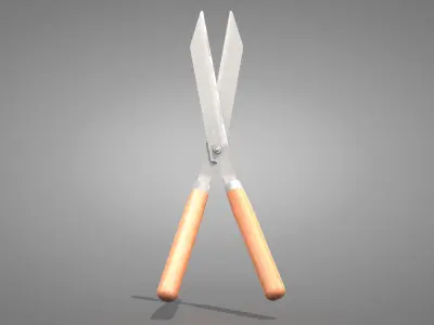Garden Pruning Shears 3D model