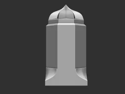 Geometric Column 3D model