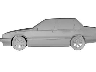 Volvo Car 60s 3D model