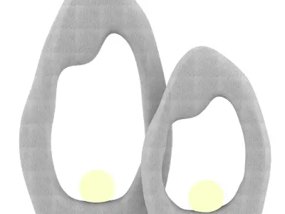 stone lighting 3D model