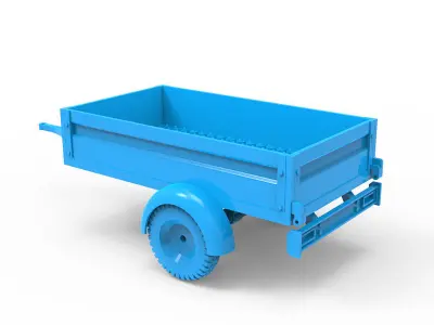 Trailer toy 3D print model