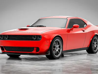 American Muscle Car 3D model
