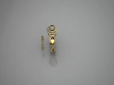FASION RING 3D model 14