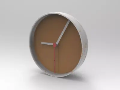 Khug Clock Low-poly 3D model