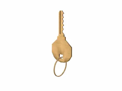 Key 3D Model Low-poly 3D model purchase
