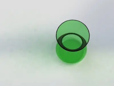 Tea Cup Glass 3D model