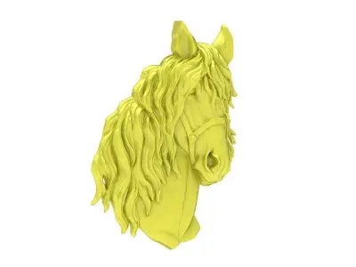Luxury Horse Head Jewelry Design  3985 3D print model
