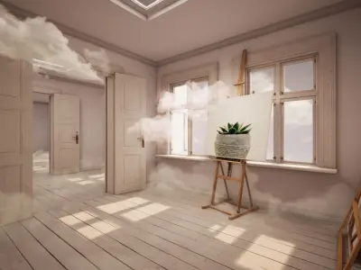 Dreamy Cloud Gallery Place 3D model