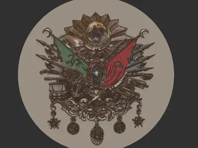 Ottoman Symbol 3D model