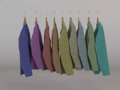 Clothes Rack 3D model