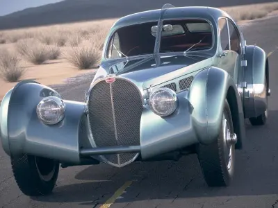 Bugatti Type 57SC Atlantic 1938 DesertStudio 3D model