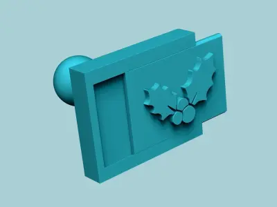 Stamp 71 - Christmas Garland - Fondant Decoration Maker Toy 3D print model
