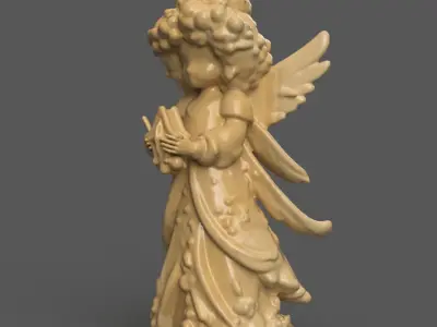 angel for christmas decoration 007 3D print model