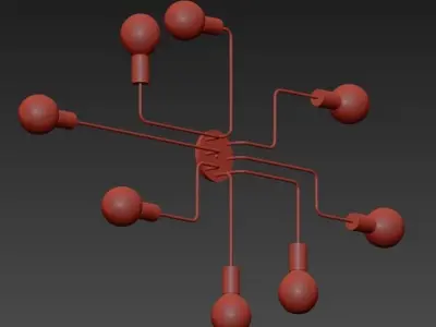 LASHA max chandelier 3D model