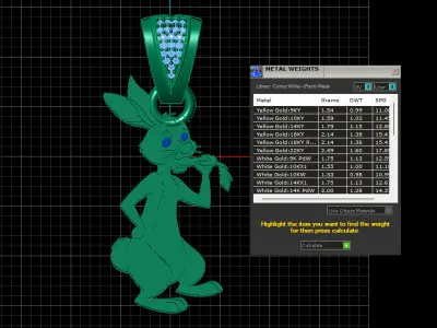 TIME MONEY PENDANT 3D PRINTABLE MODLE  3D print model