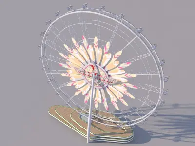 Ferris wheel 3D model buy