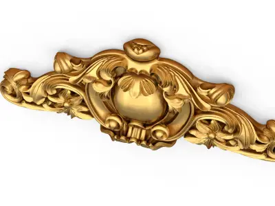 carved classic decorative ornament cnc 3d printing stl 10 3D model