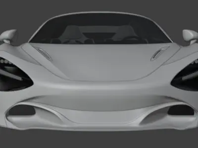 Mclaren 720s Spider 3D model from CGTrader